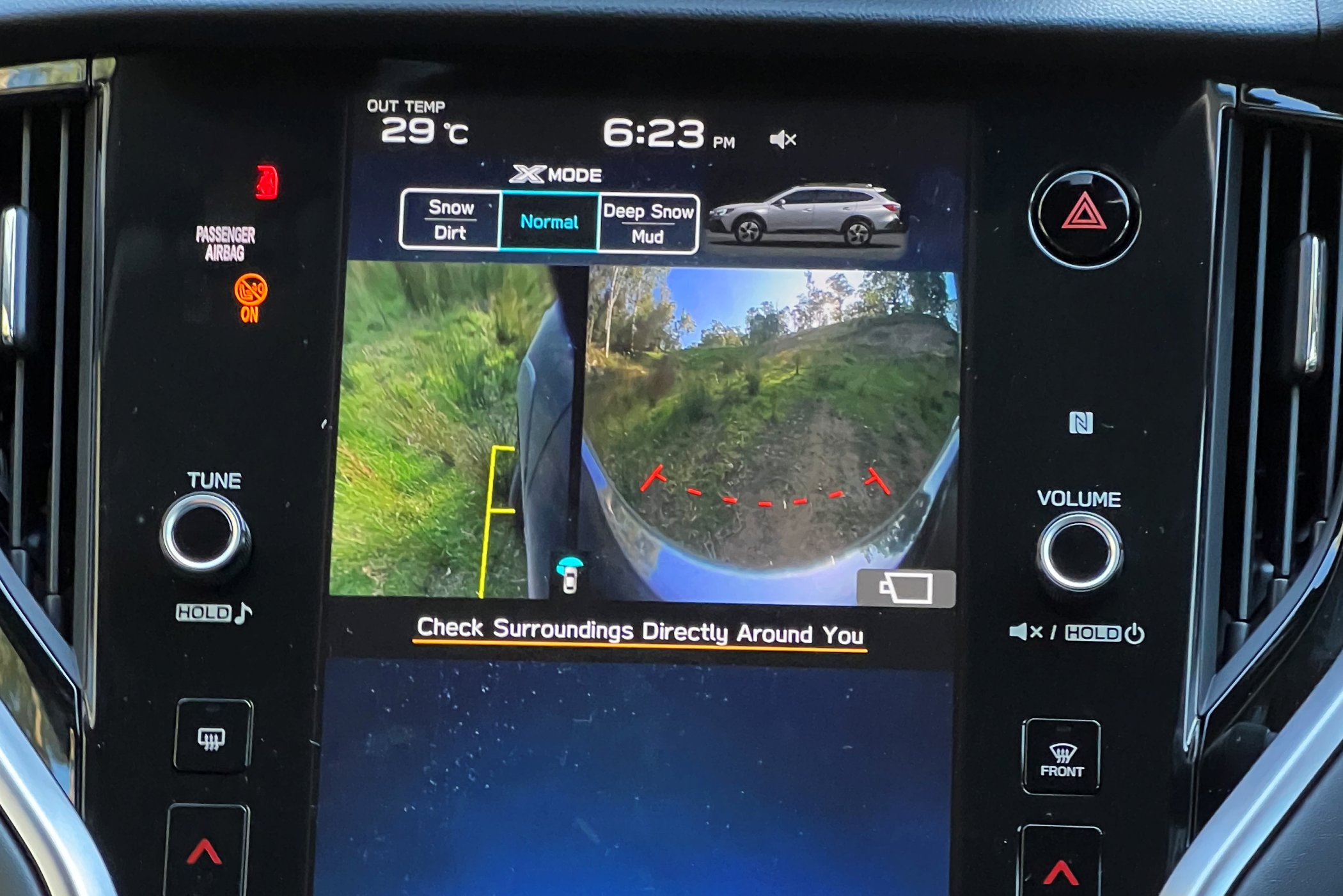 2023 Subaru Outback Touring XT Sapphire Blue X Mode and reverse camera