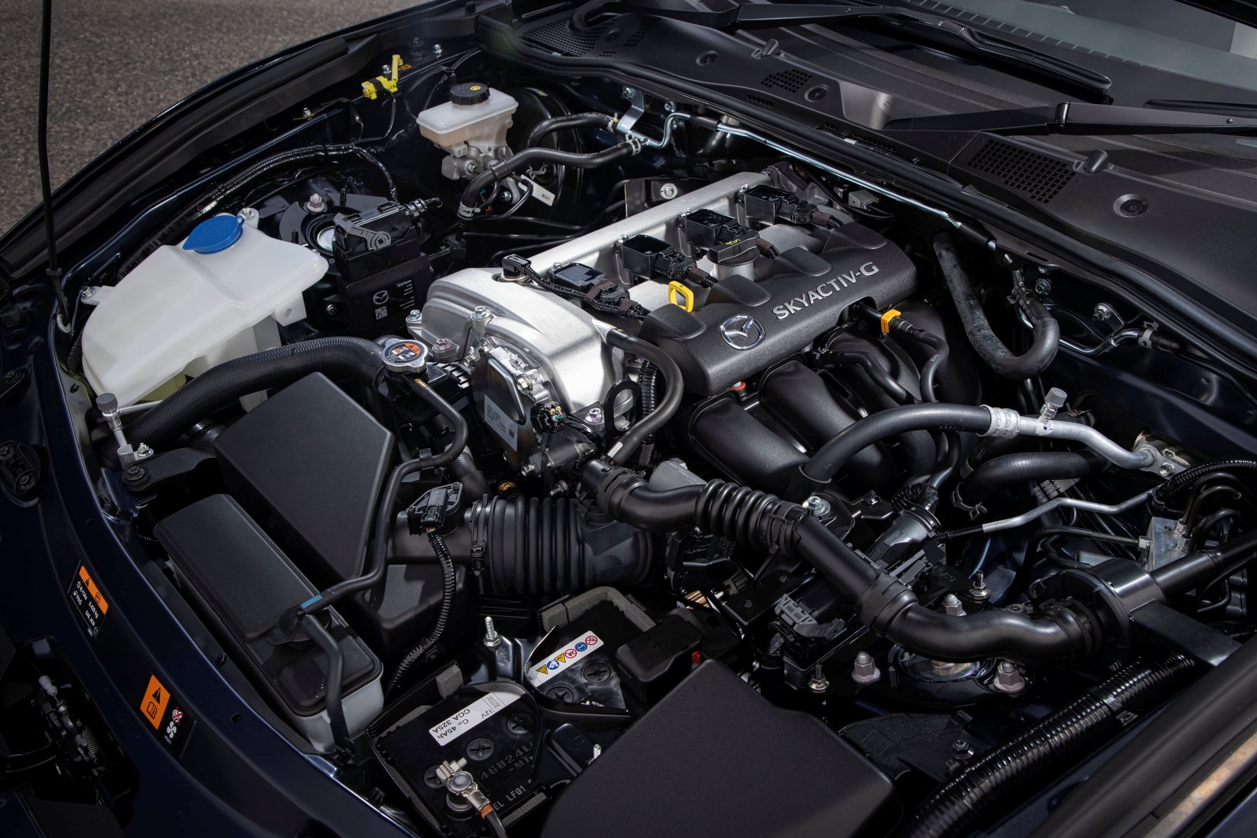 2023 Mazda MX-5 GT Convertible Black roof engine