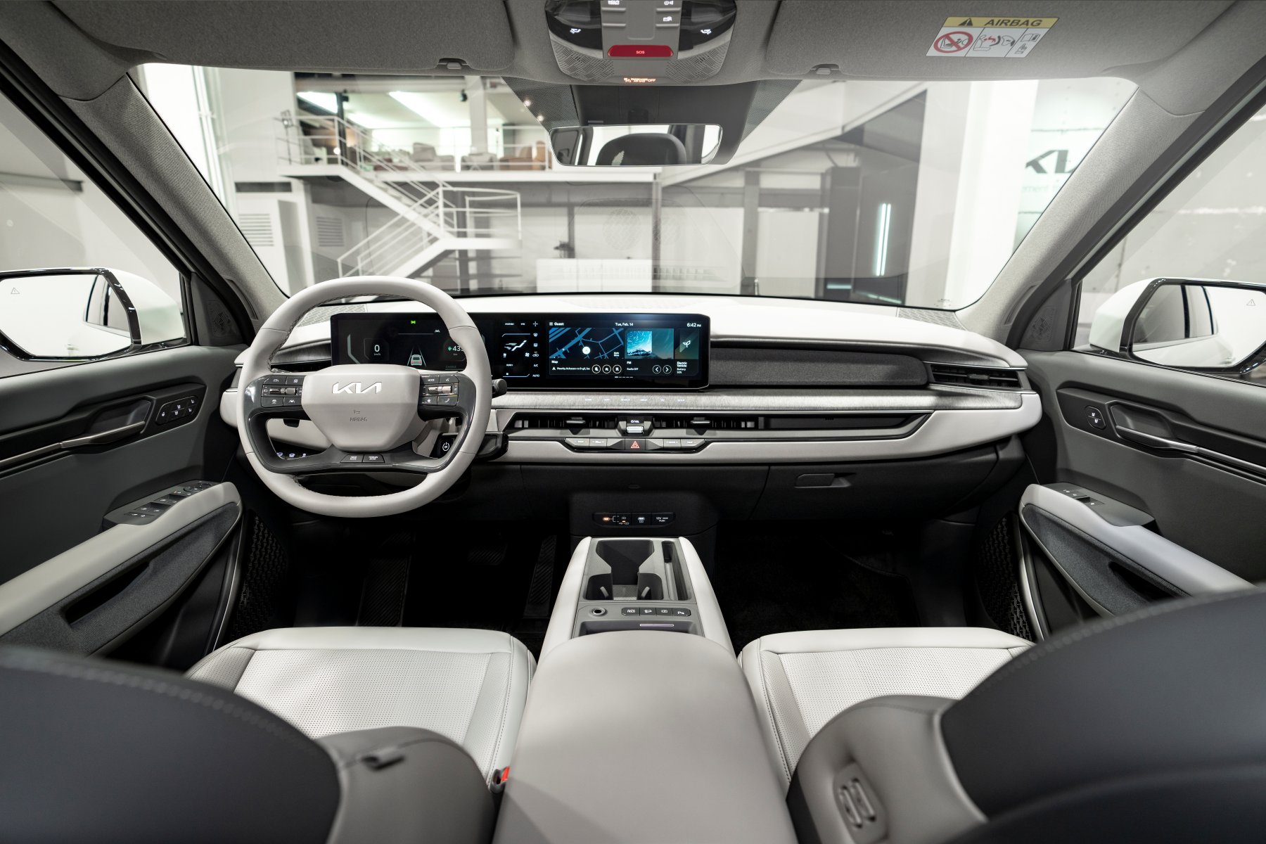 Kia EV9 reveal interior dash 2