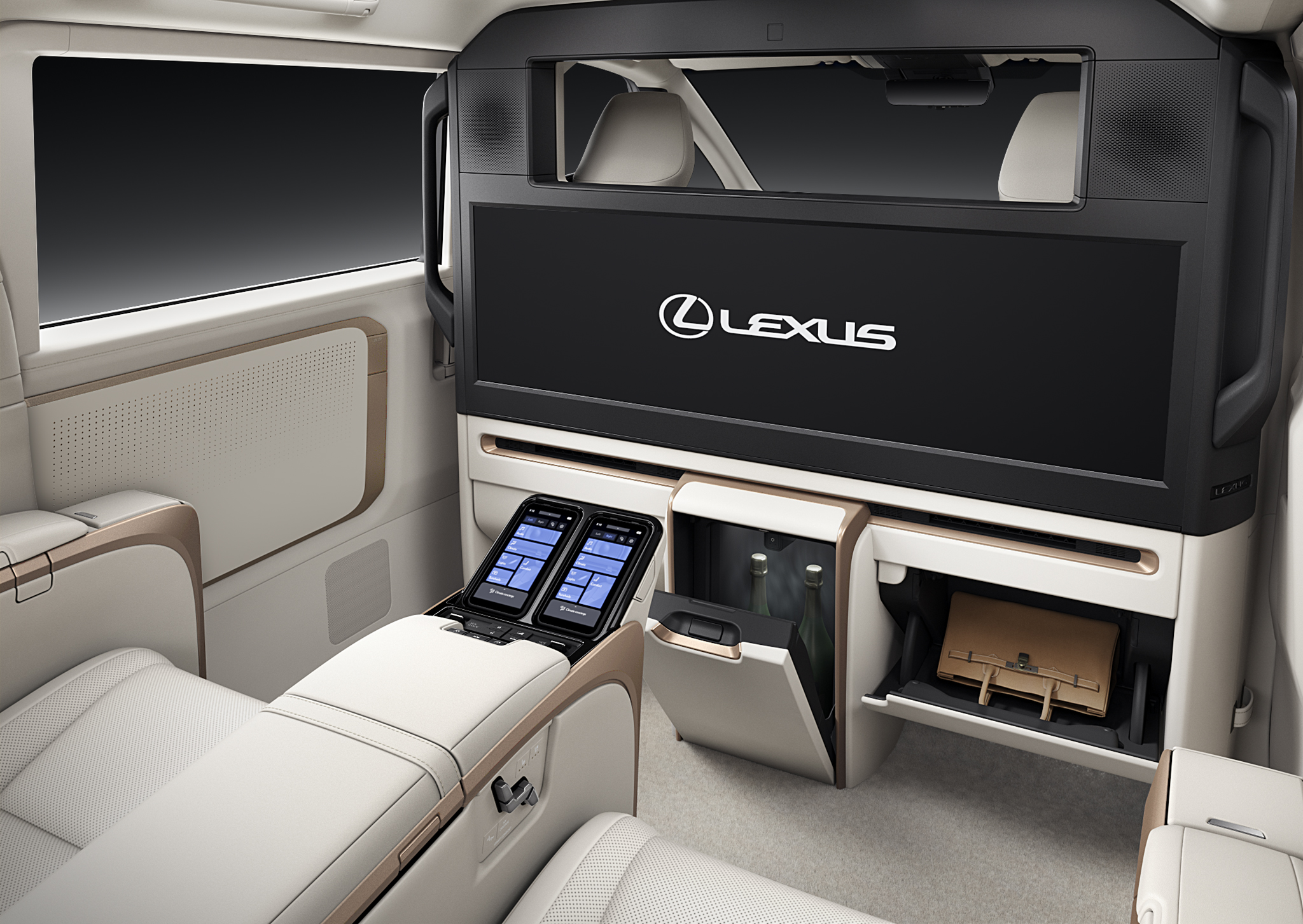 Lexus LM limousine seats