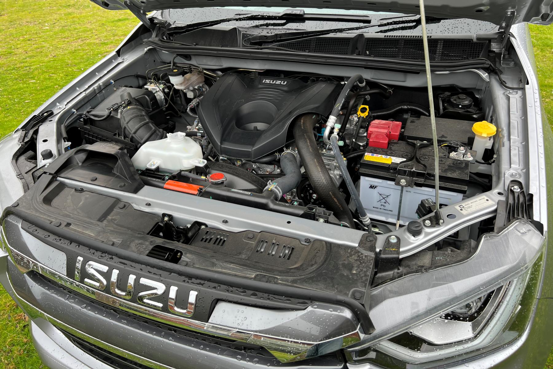 Isuzu D-Max LS-U Dual Cab Trayback 4WD Ute at farm engine