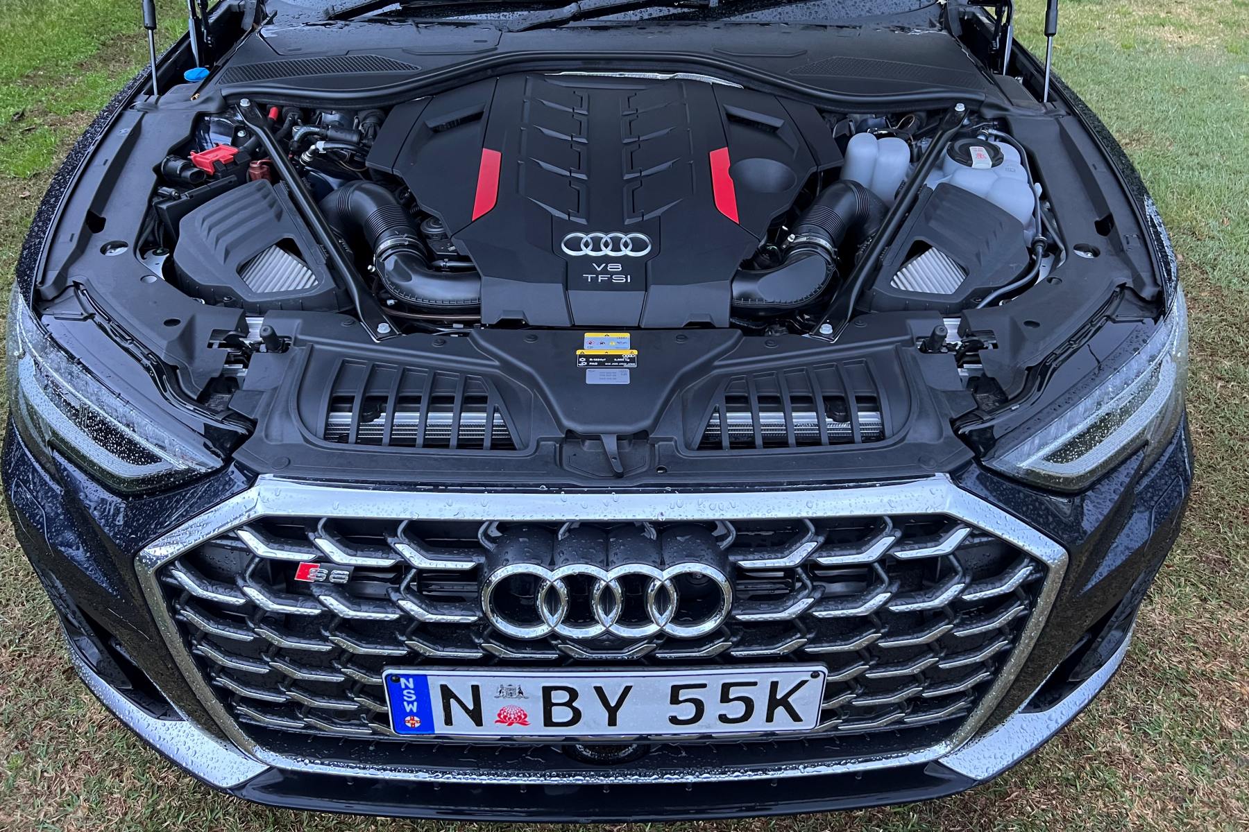 Audi S8 Quattro 2023 V8 engine