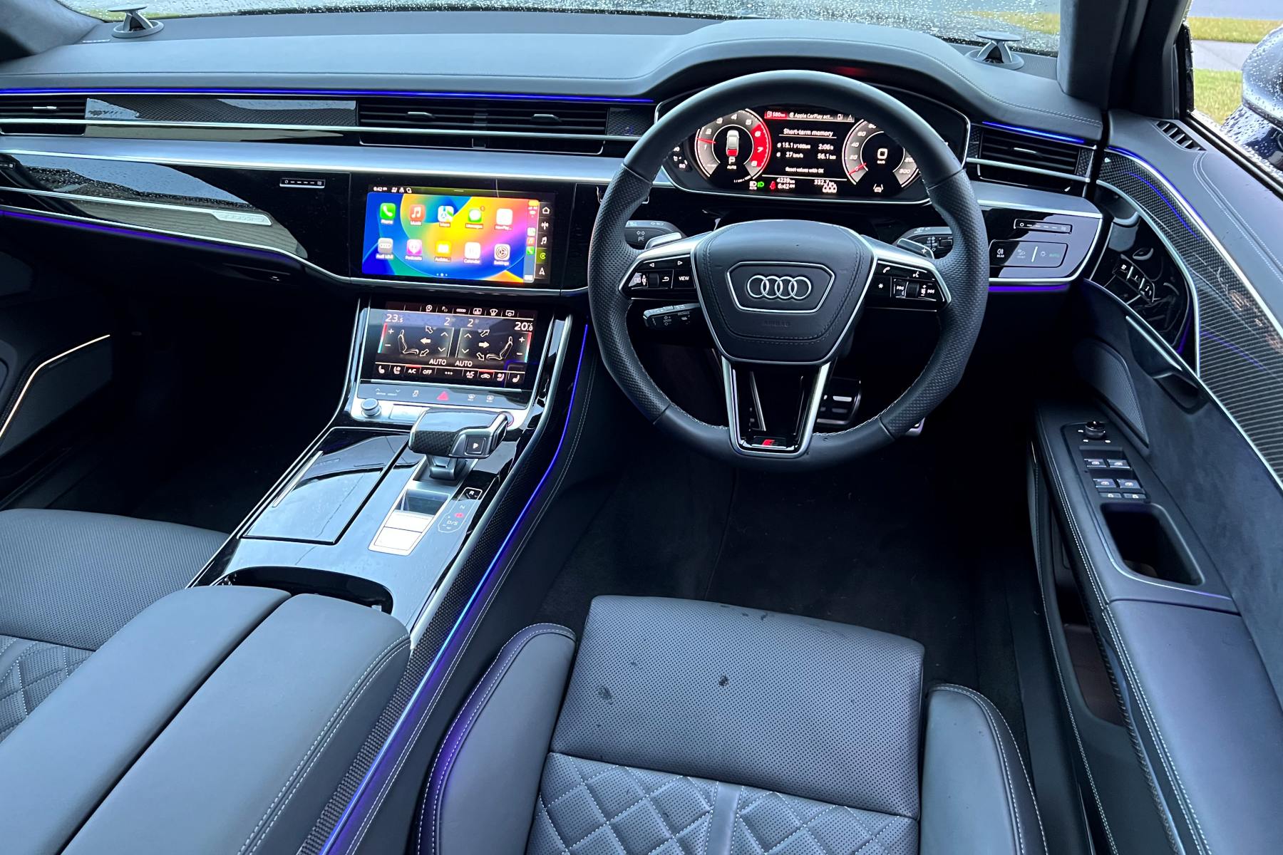 Audi S8 Quattro 2023 front interior 1