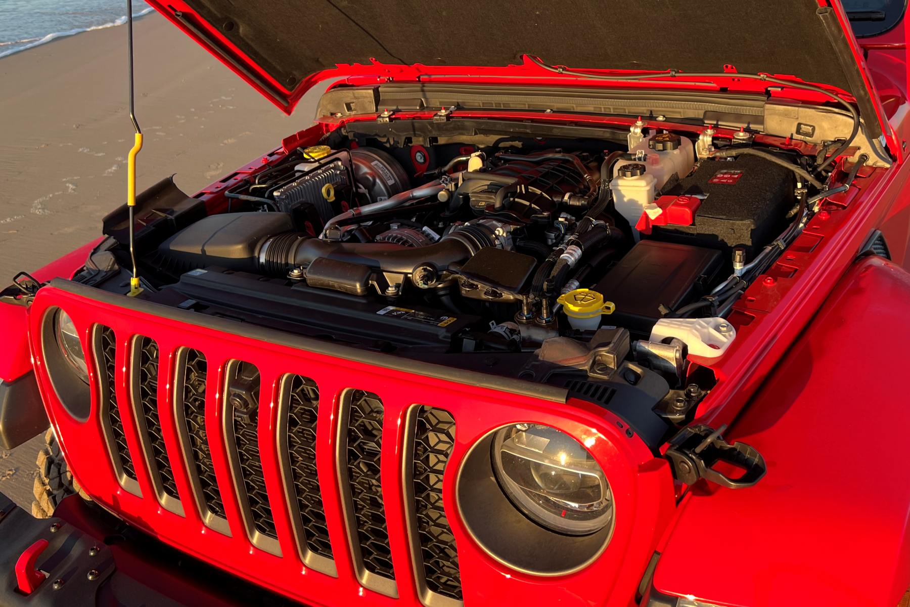 Jeep Wrangler Unlimited Rubicon engine