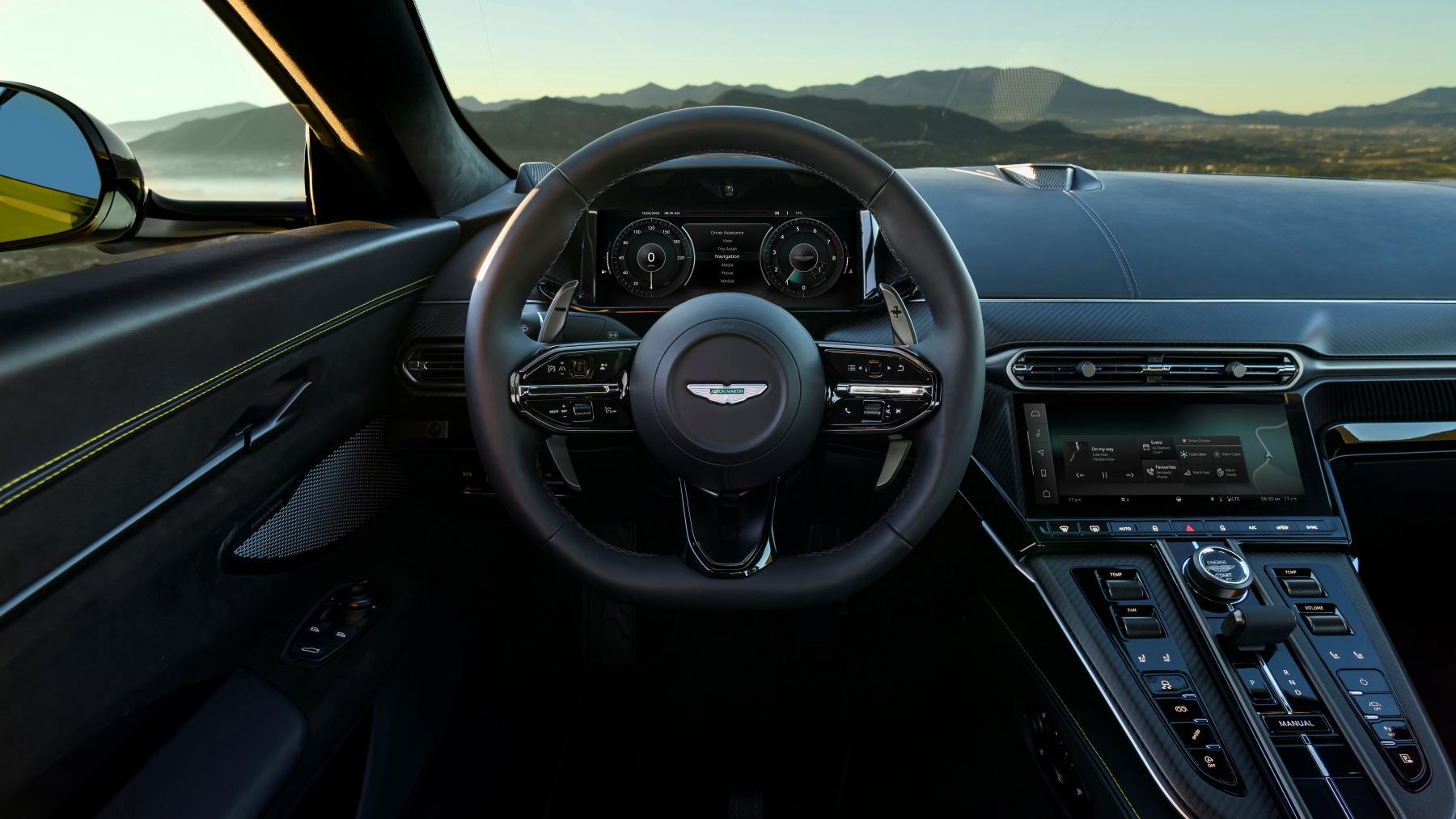 Aston Martin Vantage interior dash 1