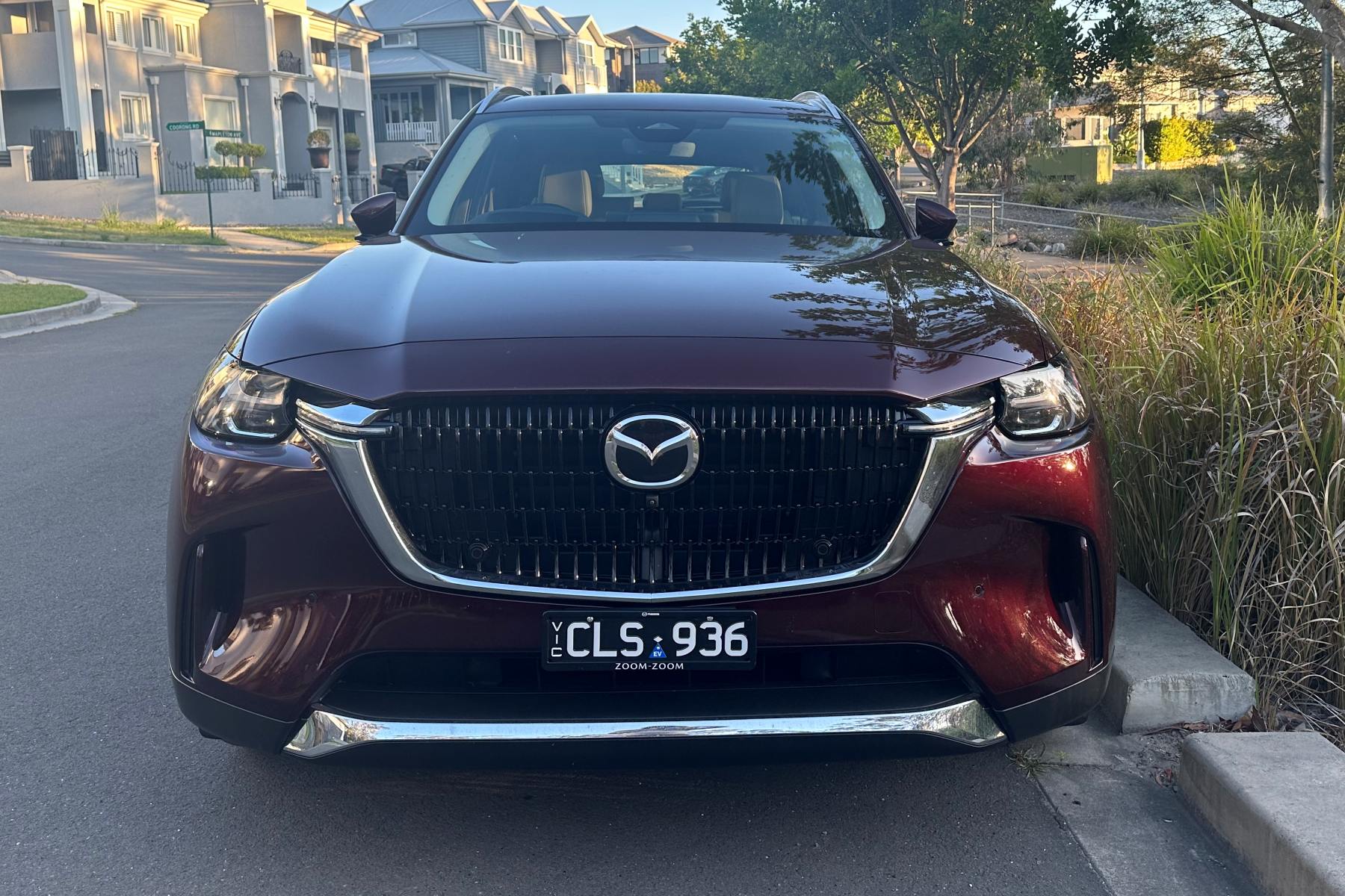 Mazda CX-90 GT bonnet and grill 1
