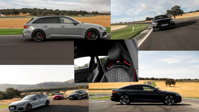 Audi RS4 Avant and RS5 Sportback Competition Plus compilation