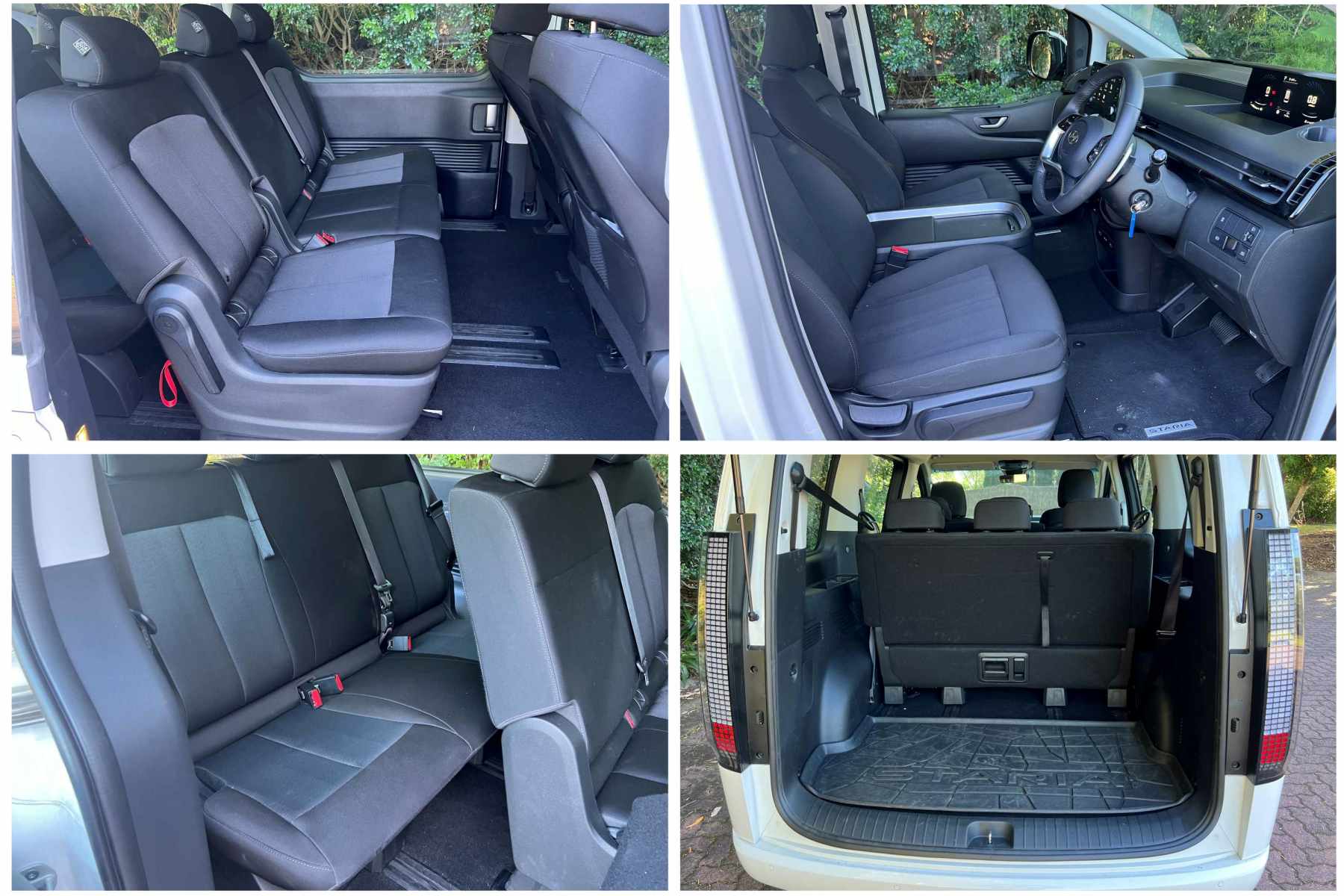 Hyundai Staria 8 seat 2.2 litre interior layout compilation