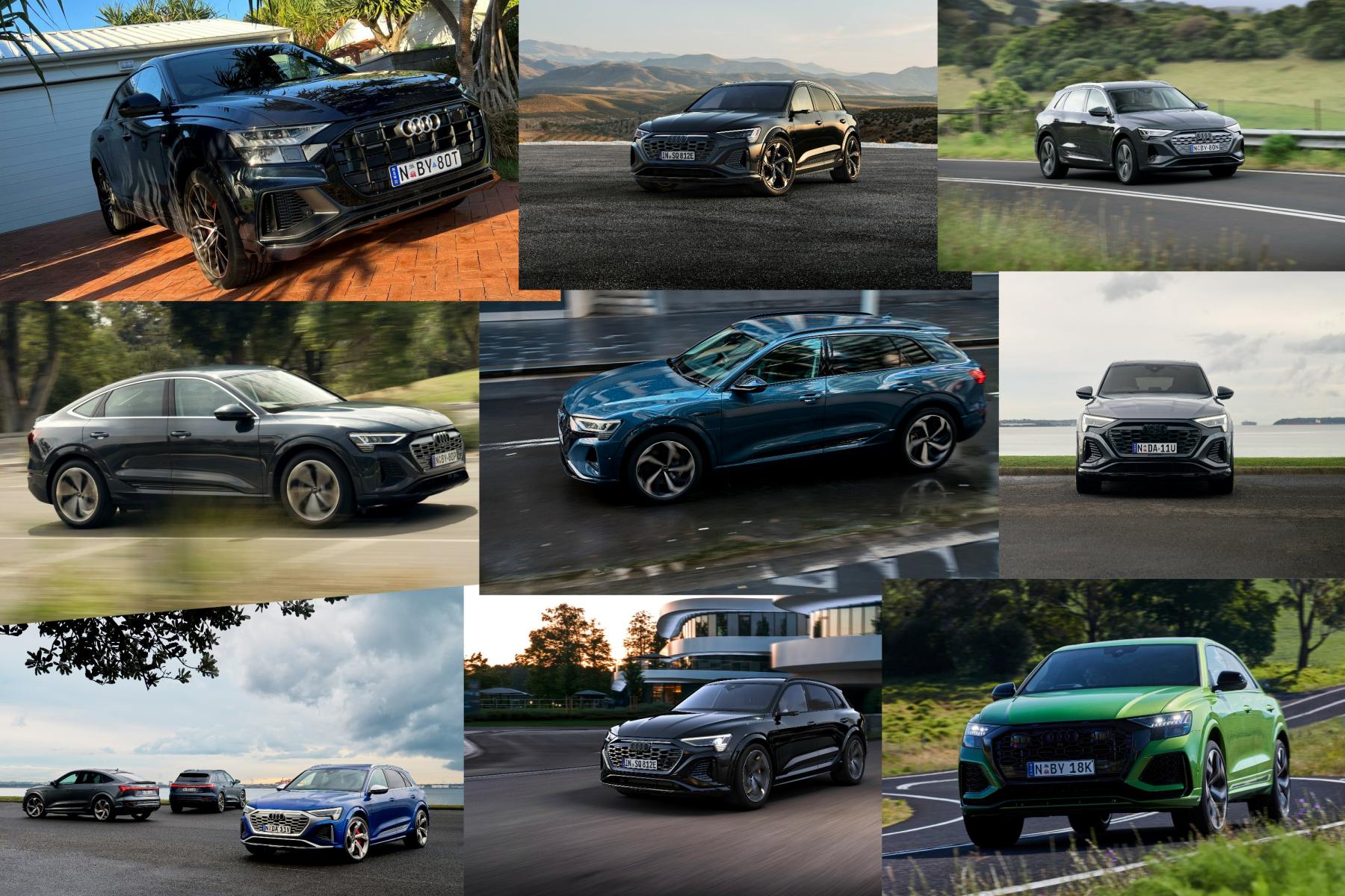 Audi Q8 Collage