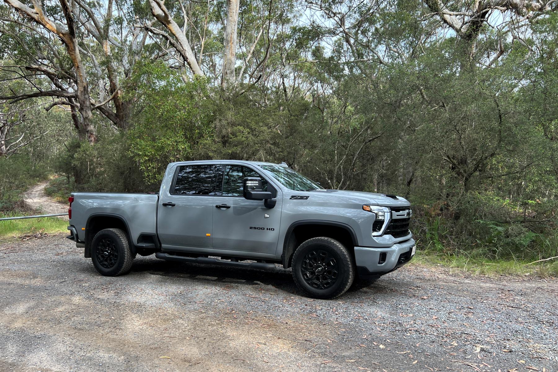 Chevrolet Silverado HD LTZ front quarter 1