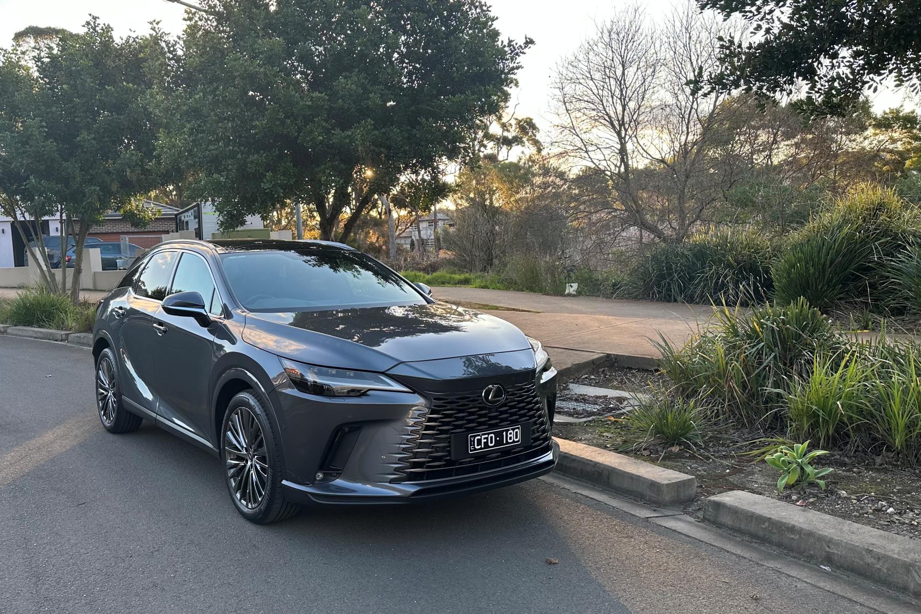 Lexus RX 350 Sport Luxury front quarter 1