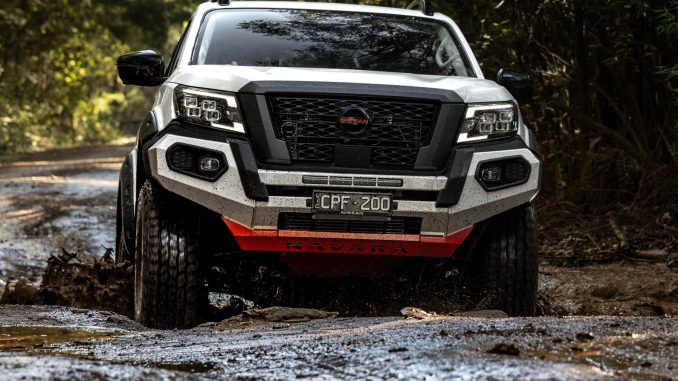 2024 Nissan Navara PRO-4X Warrior front grill and suspension 1