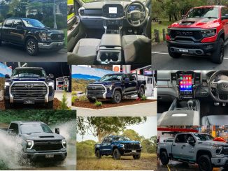 American Pickup Trucks 4 Pic collage