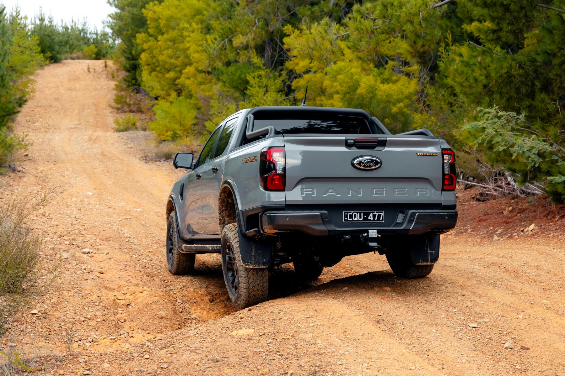 Ford Ranger Tremor rear quarter and wheel articulation 1