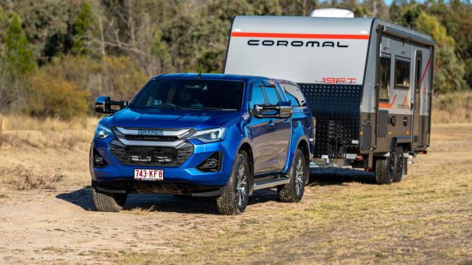 Isuzu D-Max Tour Mate 4WD Ute towing 1