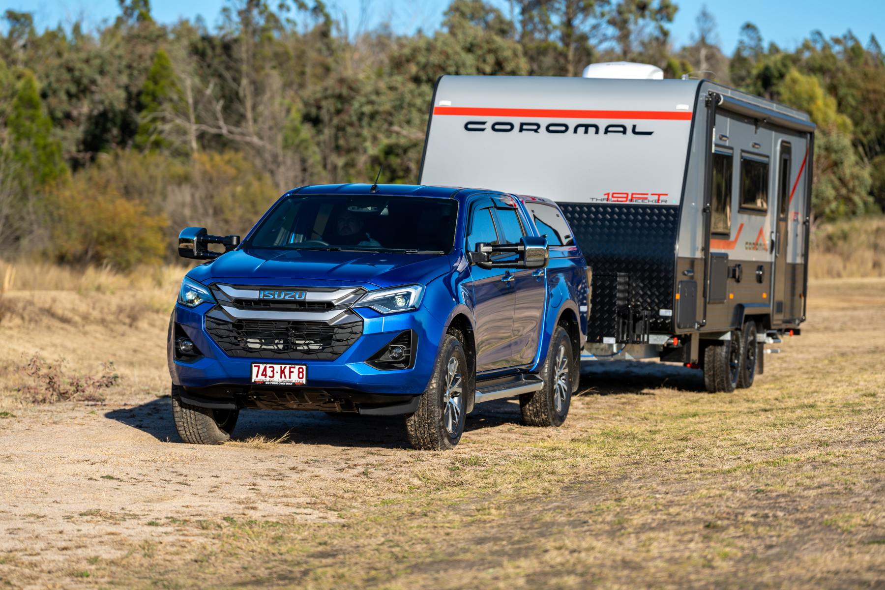 Isuzu D-Max Tour Mate 4WD Ute towing 1