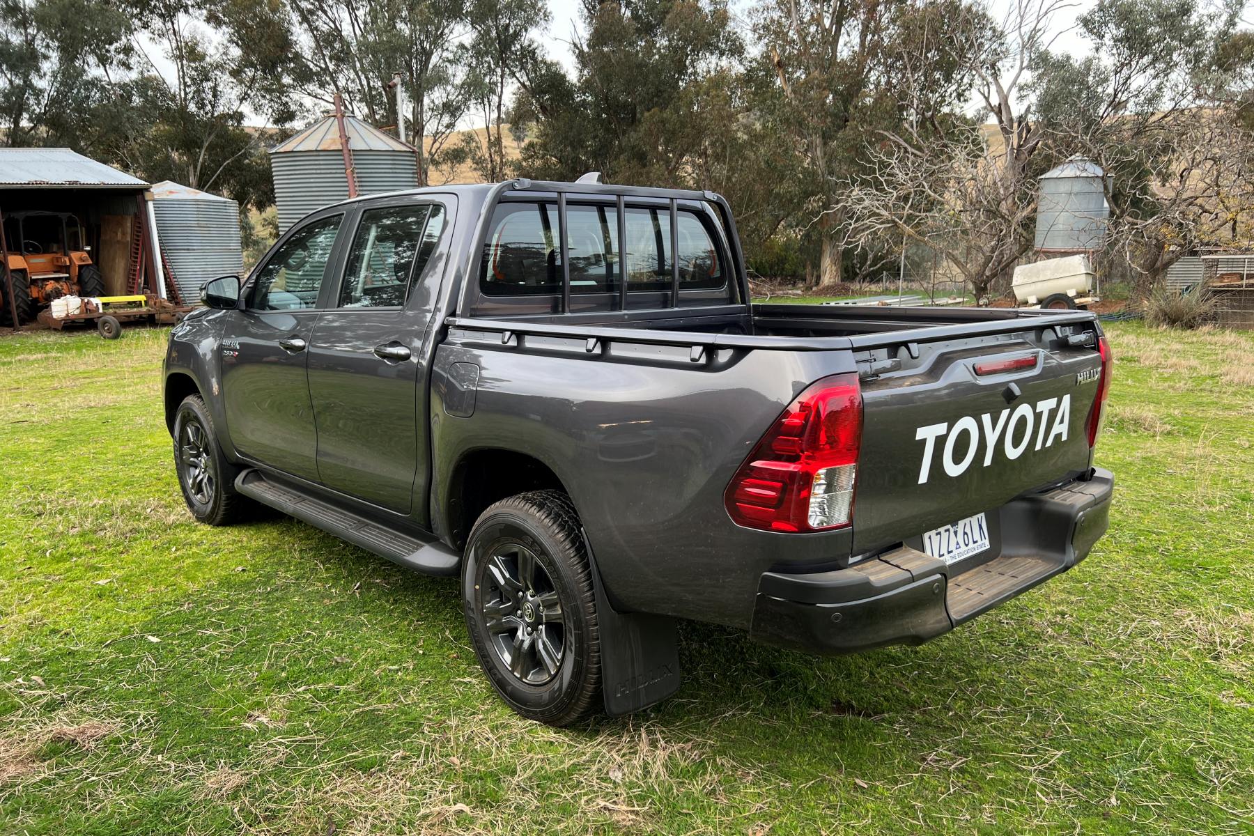 Toyota HiLux SR 48V Dual Cab 4WD Ute rear quarter 1