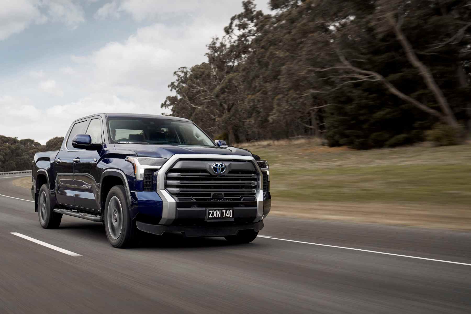 Toyota Tundra Pickup front driving 1