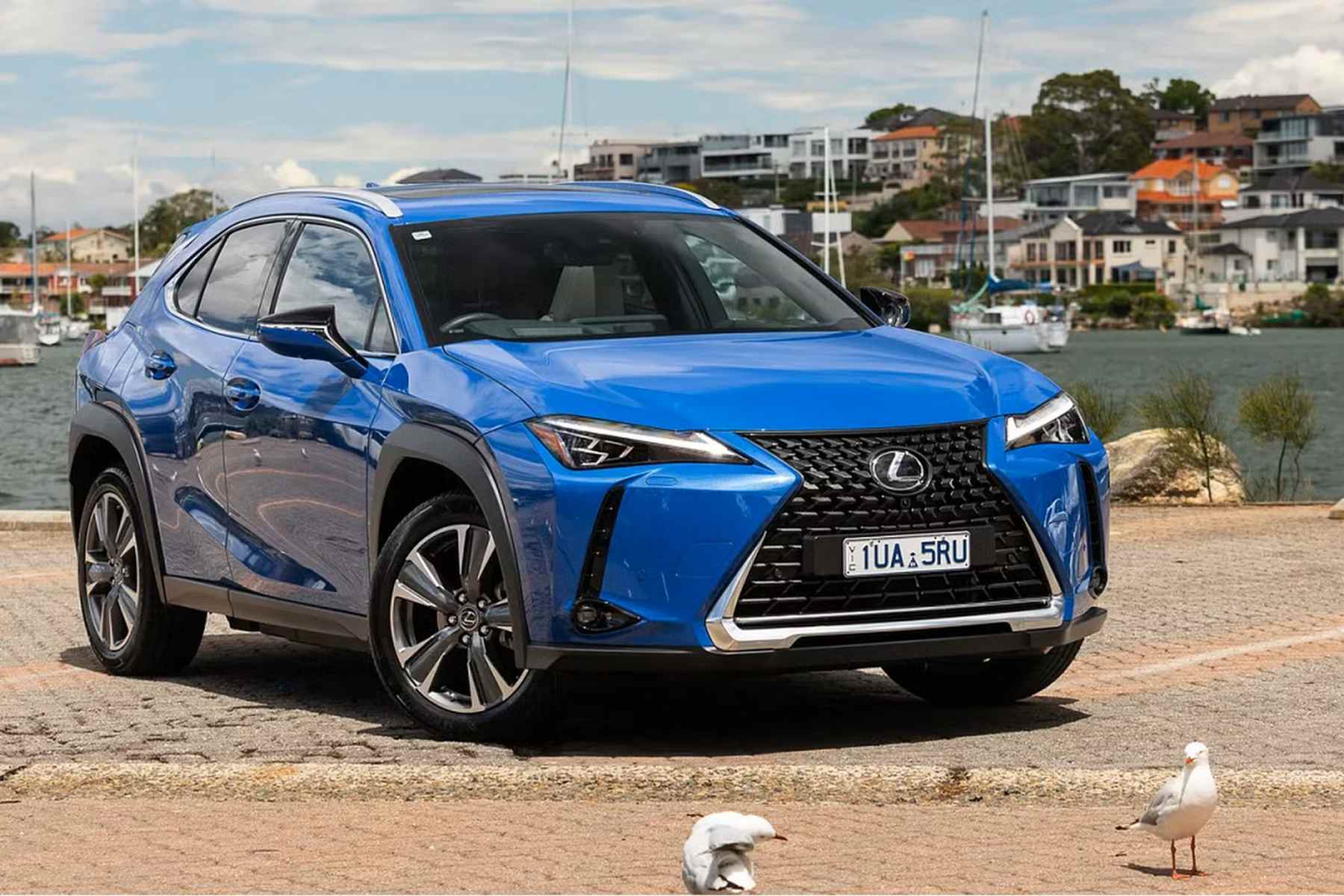 Lexus UX 300-e sports luxury front