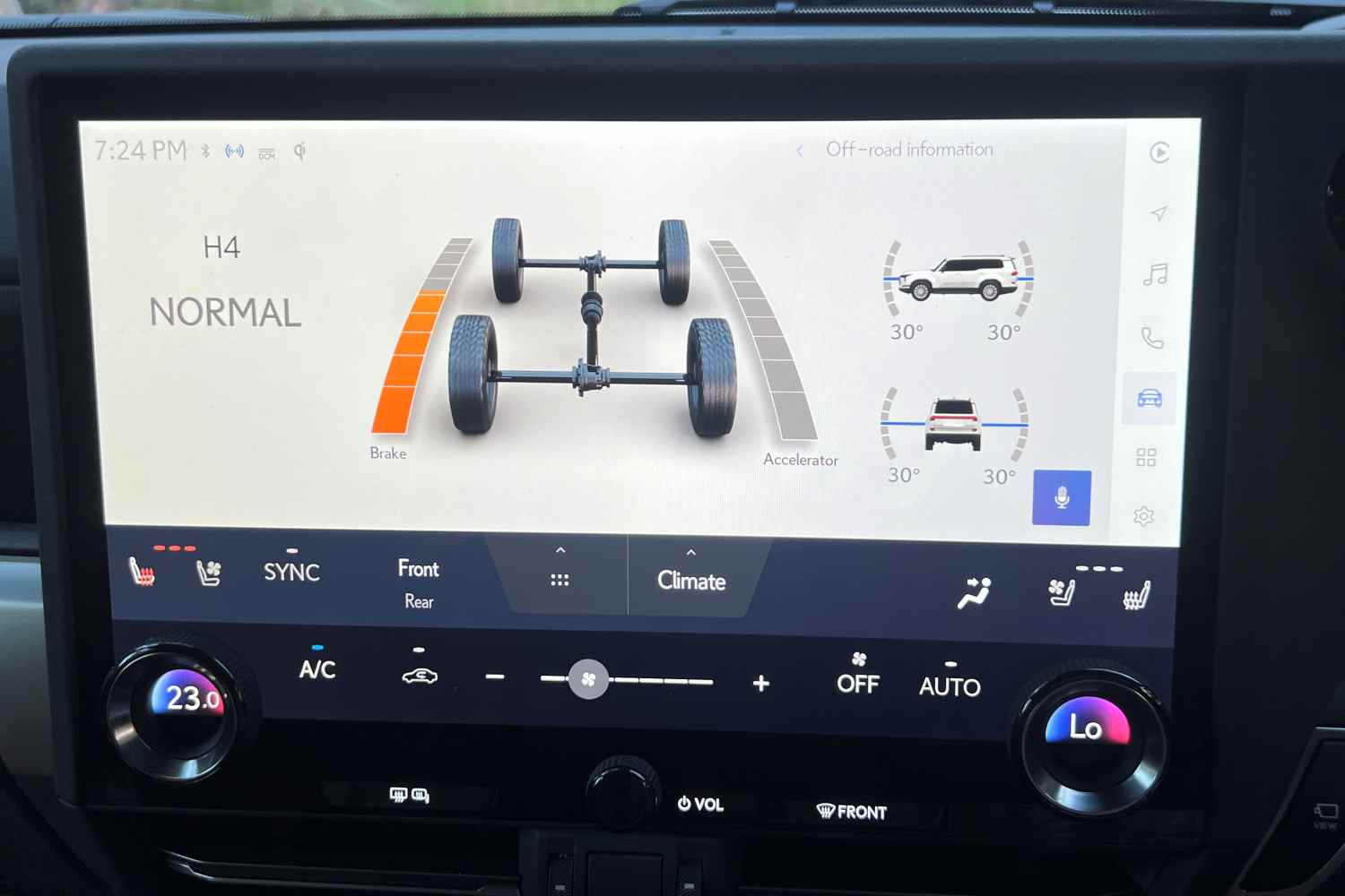 2025 Lexus GX 550 Overtrail front screen 1