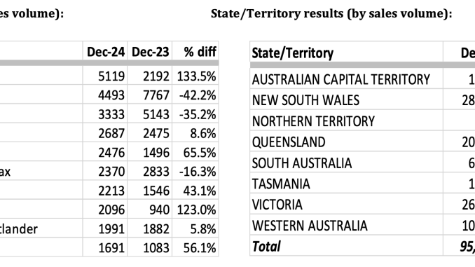 Sales resukts 2024 by segment and state