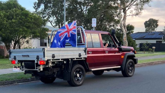 Toyota LC70 DCC GXL Australia Day celebrations