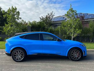 2025 Ford Mustang Mach e GT profile 1