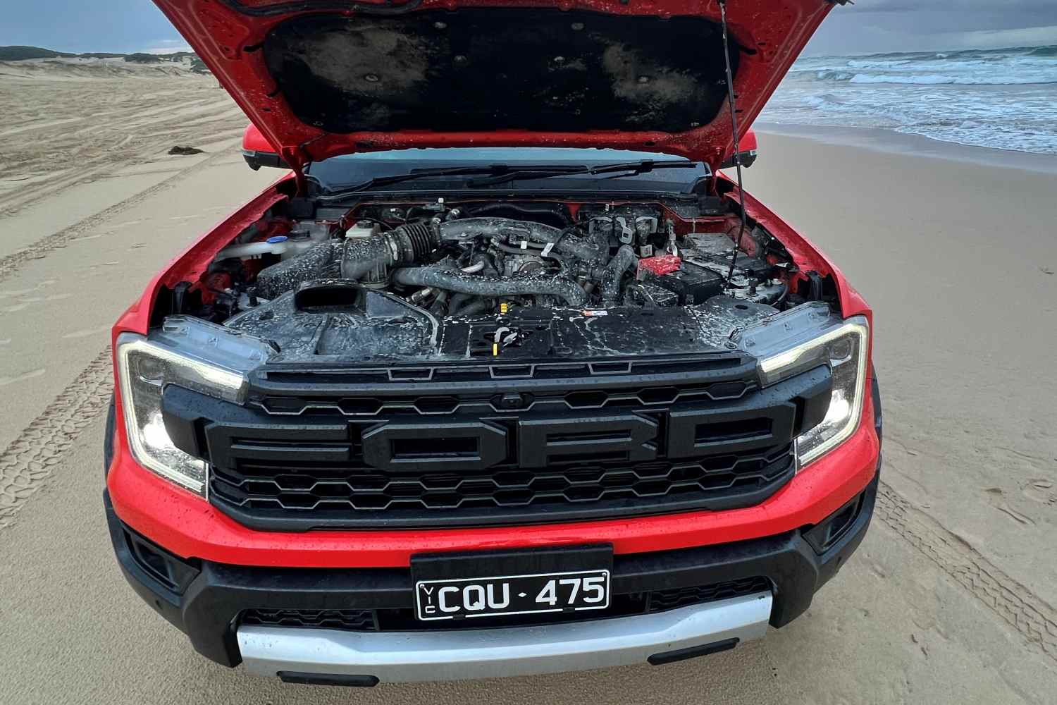 Ford Ranger Raptor V6 engine 1