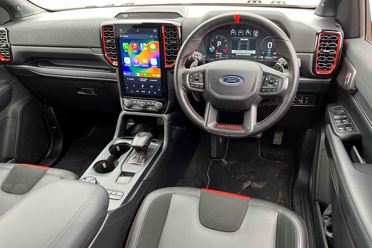 Ford Ranger Raptor front interior 1