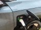 charging an EV in the rain
