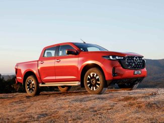 2025 Mazda BT-50 GT front quarter exterior 1