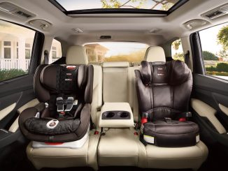 baby seats in SUV