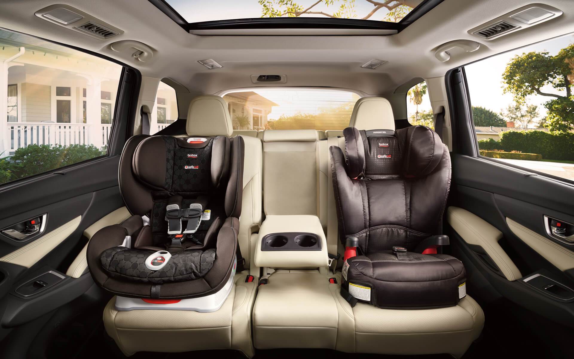 baby seats in SUV