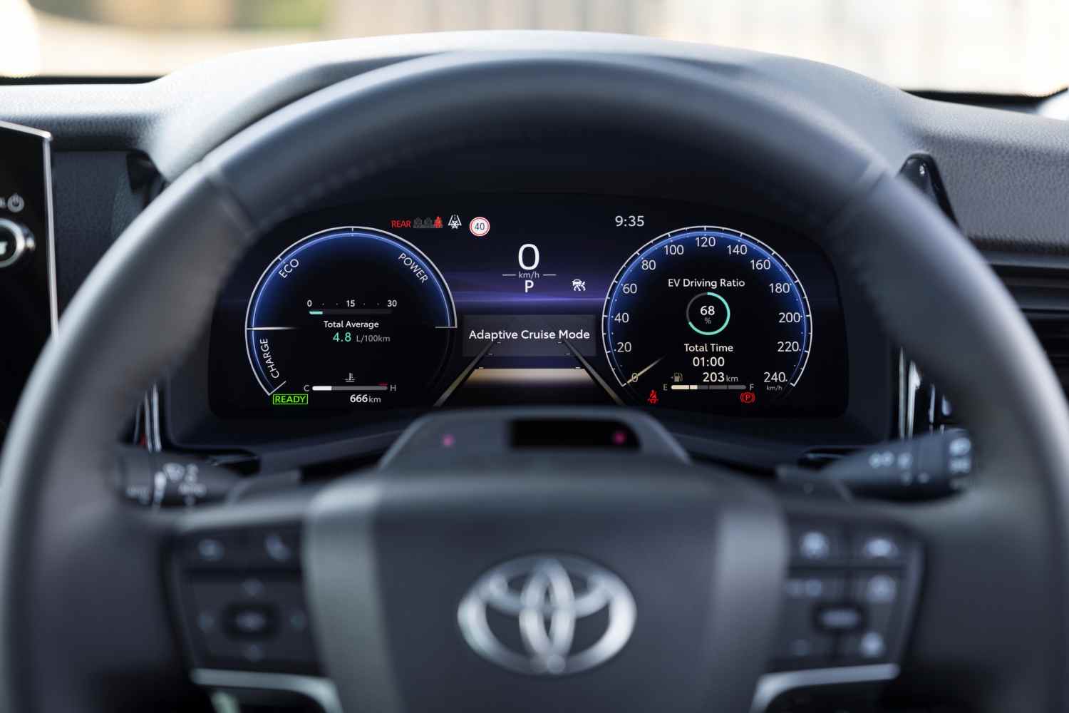 2025 Toyota Camry SL Hybrid drivers dash