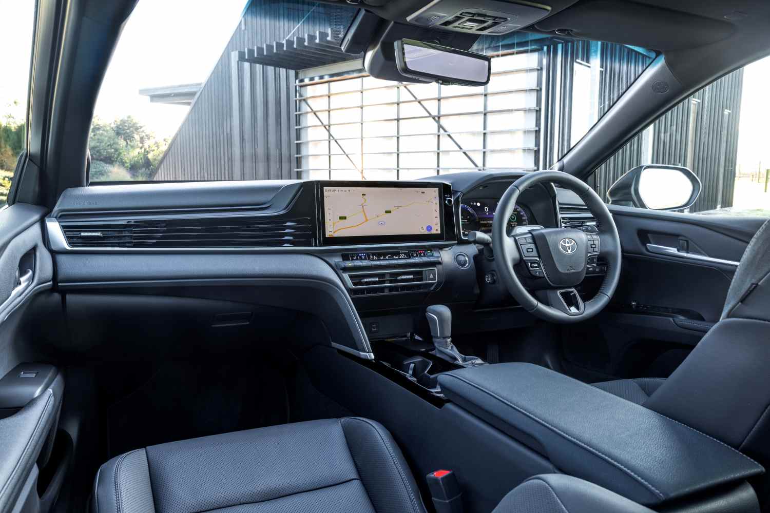 2025 Toyota Camry SL Hybrid front interior 1