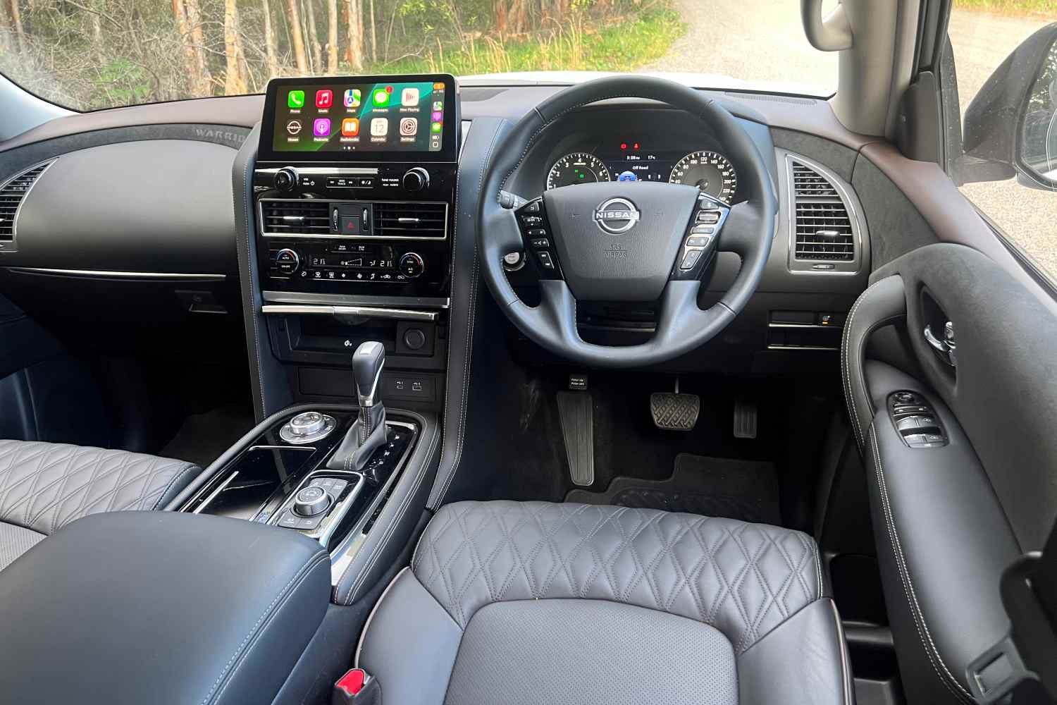 2025 Nissan Patrol Warrior interior front 1