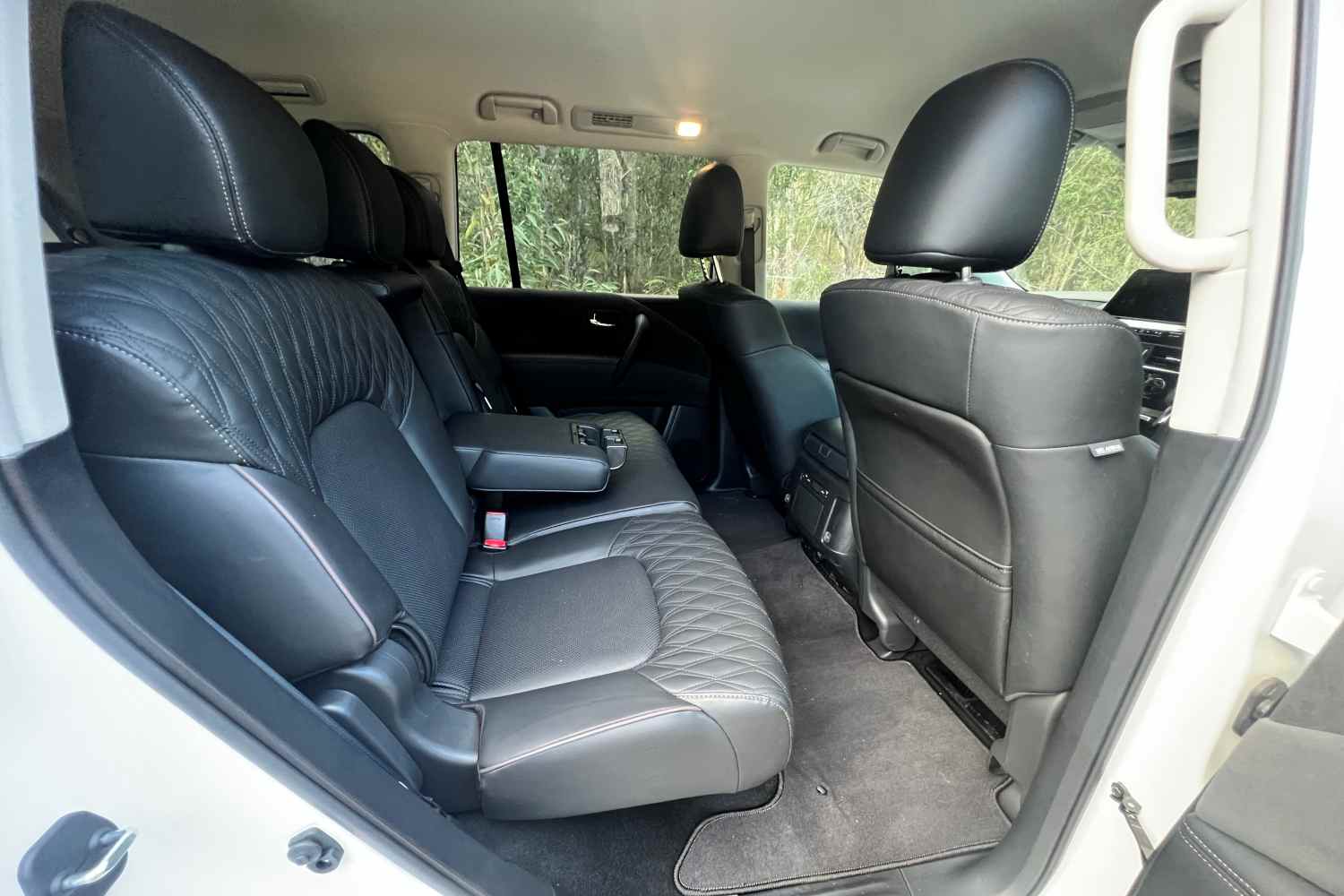 2025 Nissan Patrol Warrior interior rear seats 1