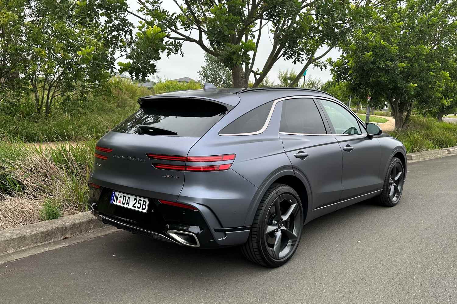 Genesis GV70 3.5T Signature Sport rear qtr 1