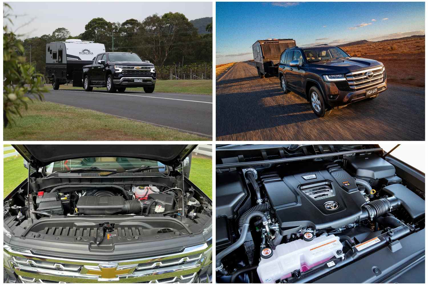 towing collage