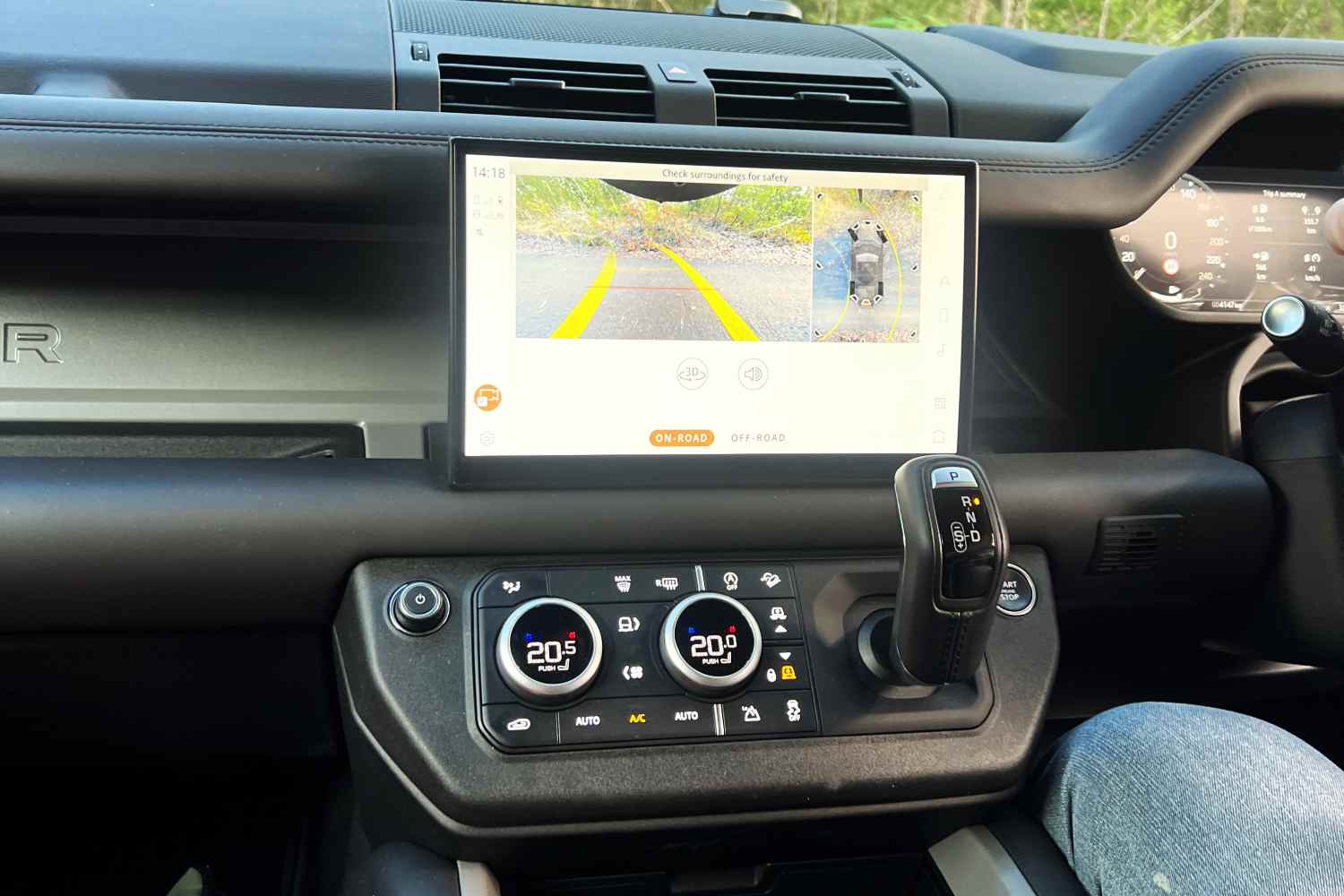 Land Rover Defender 110 Sedona front interior 2