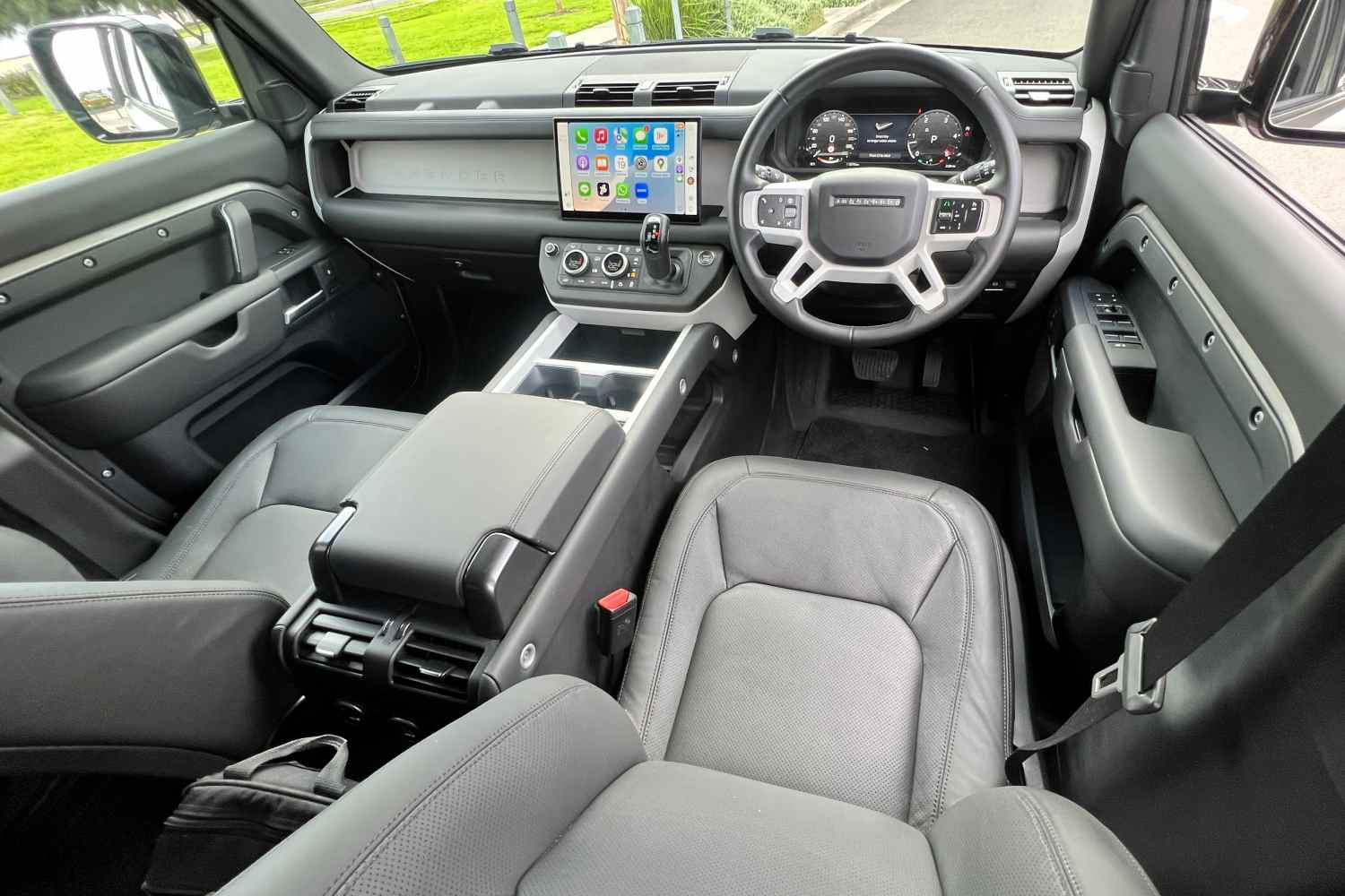 Land Rover Defender 130 x-dynamic D350 interior front 1