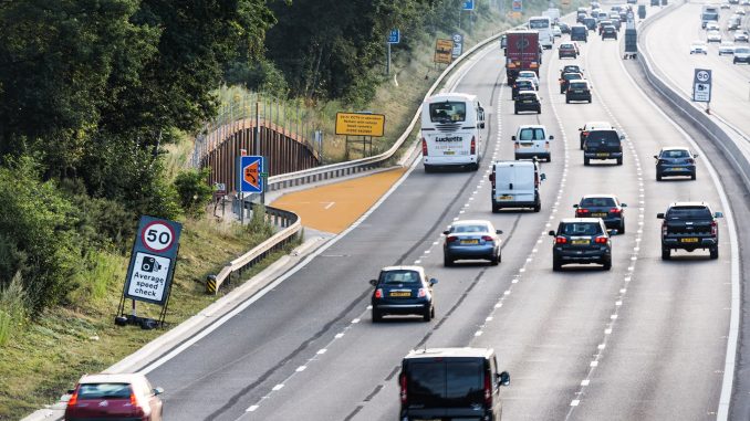 CARS ON MOTORWAY