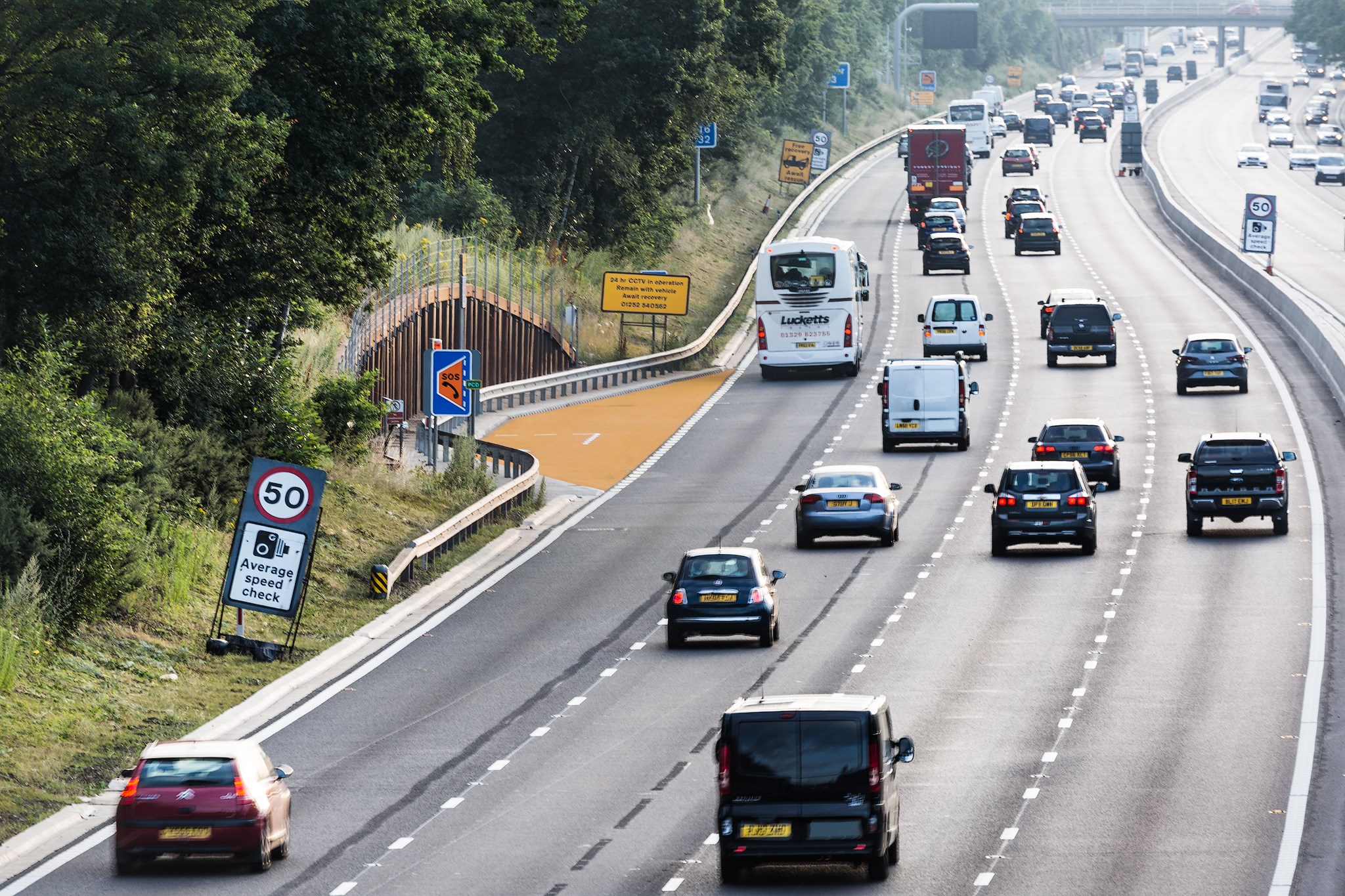 CARS ON MOTORWAY