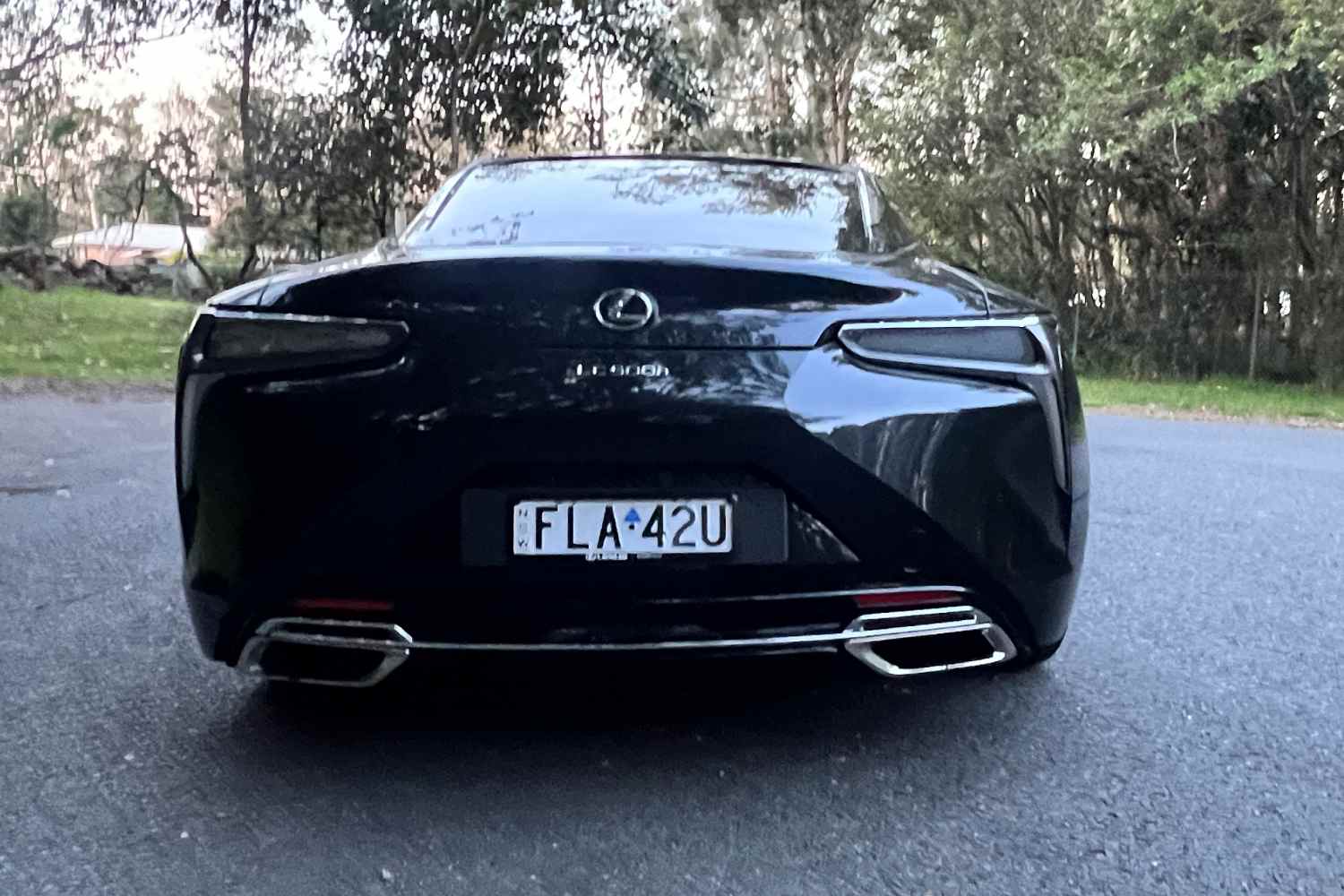 Lexus LC500h coupe rear 1