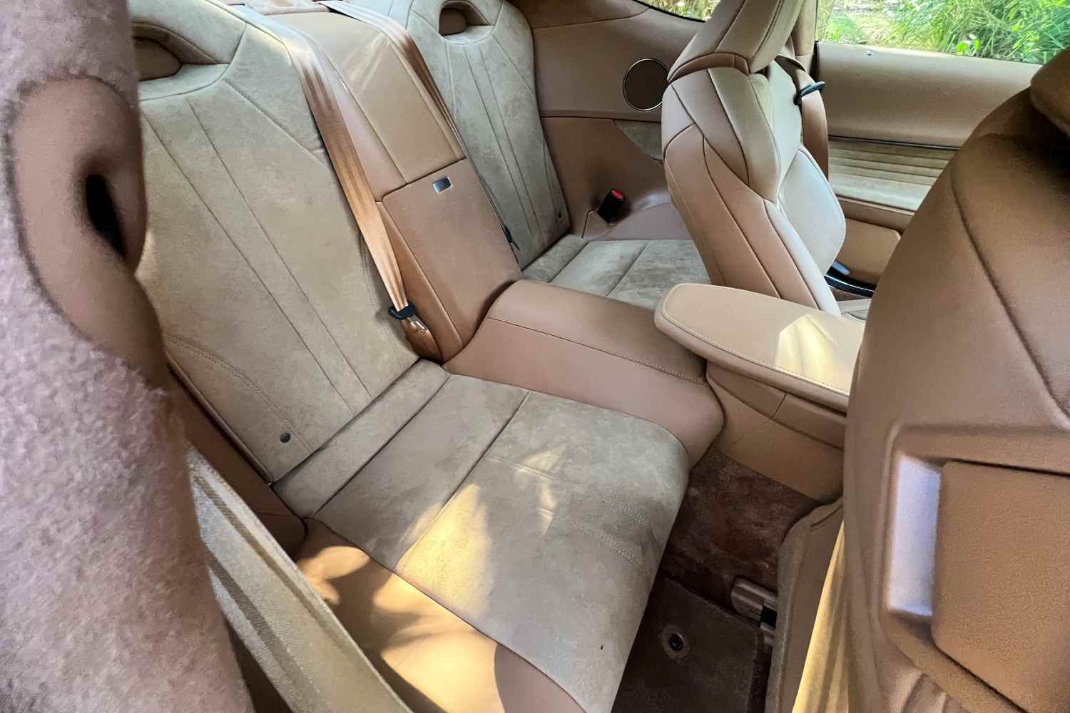 Lexus LC500h coupe rear interior 1