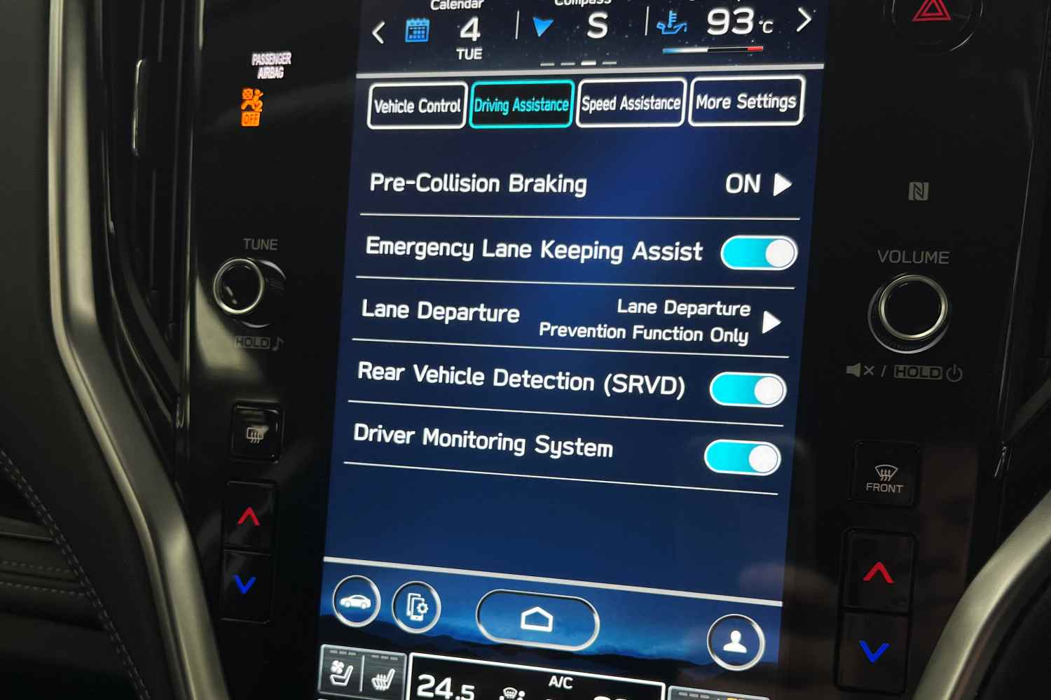 Subaru Outback safety features 3