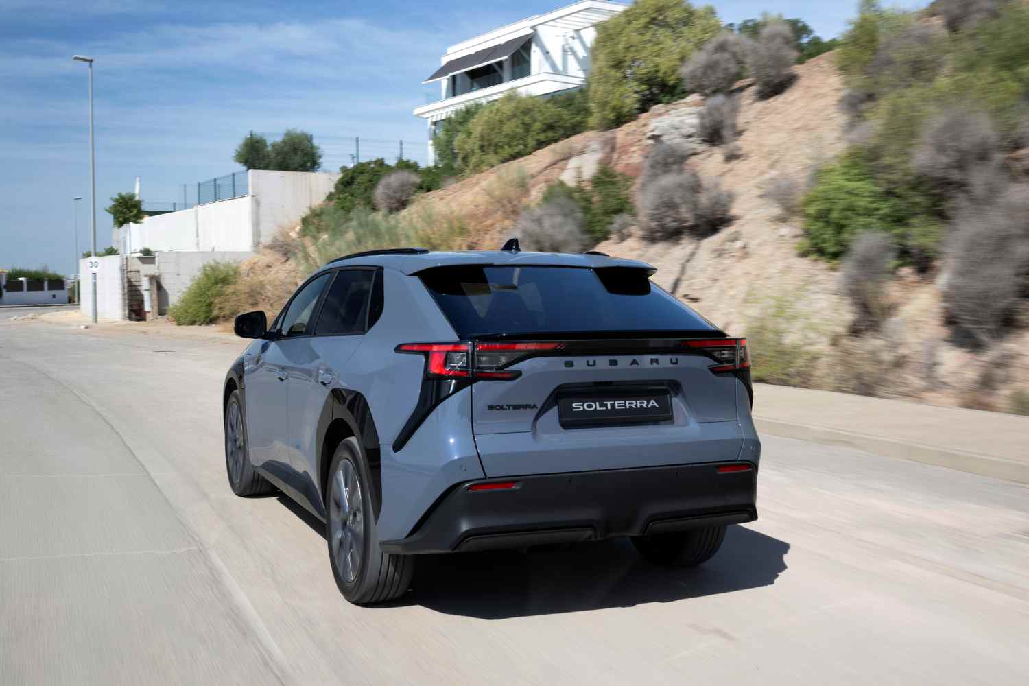 Subaru Solterra 2026 rear quarter