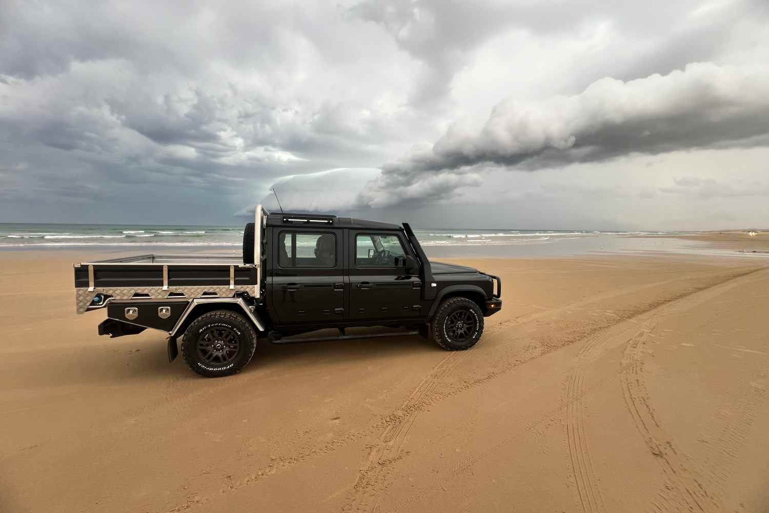 INEOS Grenadier Quartermaster profile at beach 1