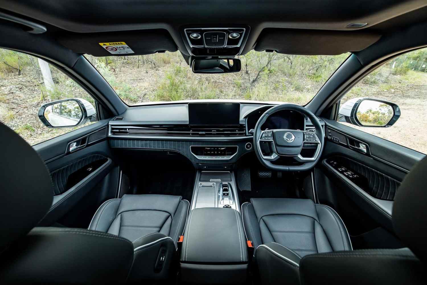 2026 KGM Rexton Ultimate Sport interior front 1