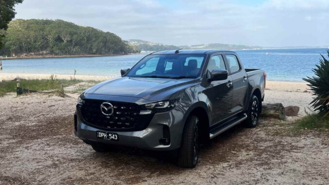 2026 Mazda BT-50 GT front quarter 1